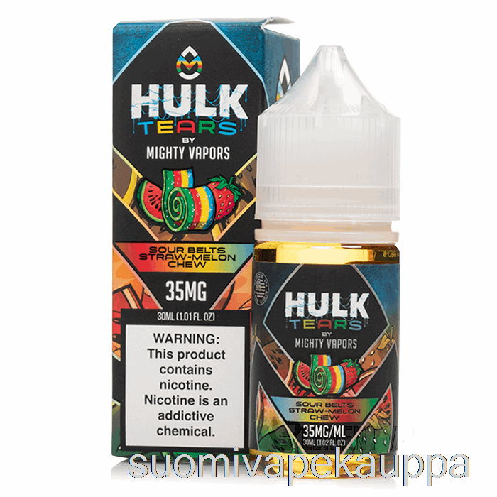 Vape Kauppa Hapan Vyöt Olki Meloni Pureskelu - Hulk Kyyneleet Suolat - 30ml 35mg